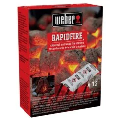 Weber RapidFire Fire Starters, 12pc (WEB-7480) -Party Bbq web 7480 c 05 22