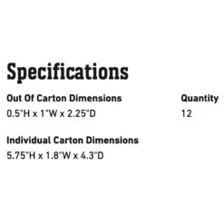 Weber RapidFire Fire Starters, 12pc (WEB-7480) -Party Bbq web 7480 spec a 05 22