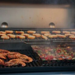 Weber Genesis Smart 3-Burner Freestanding Gas Grill With Sear Burner And Side Burner (WEB-EX-SX-335) -Party Bbq web ex sx 335 feat b 05 22