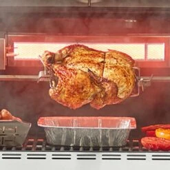 Weber Summit 4-Burner Built-In Gas Grill With Rotisserie, Sear Station And Access Doors (WEB-S-460) -Party Bbq web s 460 feat b 05 22